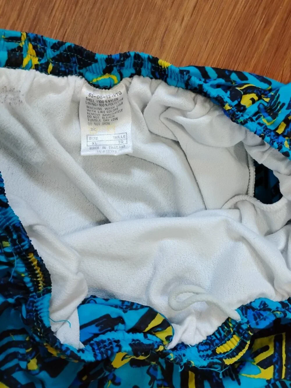 Vintage 90s Nike Swim Shorts Abstract Women